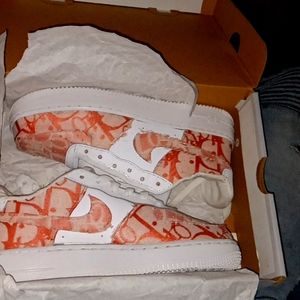 Pink air force 1s